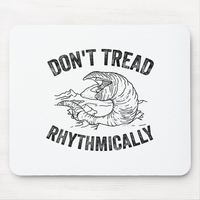 Alfombrilla De Ratón Don't Tread Rhythmically Apparel For Men Women  (Frente)