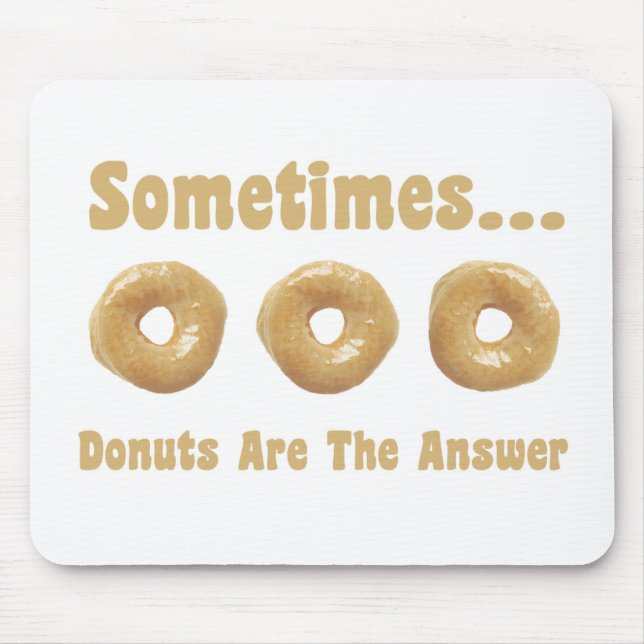 Alfombrilla De Ratón Donut Humor (Frente)