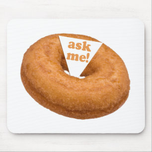 Alfombrilla De Ratón Donut Humor personalizado mousepad
