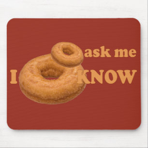 Alfombrilla De Ratón Donut Humor personalizado mousepad
