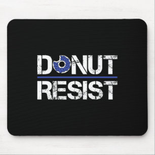 Alfombrilla De Ratón Donut resiste al sheriff Hero Estadounidense Copfo