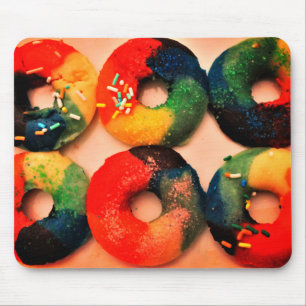 Alfombrilla De Ratón Donuts de arcoiris