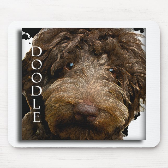 Alfombrilla De Ratón Doodle (Frente)
