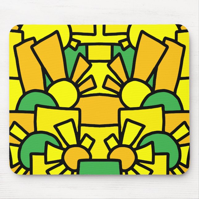 Alfombrilla De Ratón Doodle festivo Art. 42 (Frente)