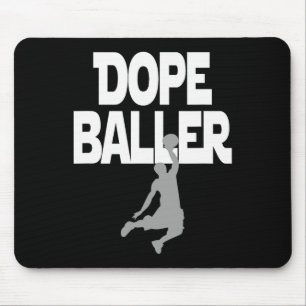 Alfombrilla De Ratón Dope Baller Baloncesto. Me encanta el Baloncesto P
