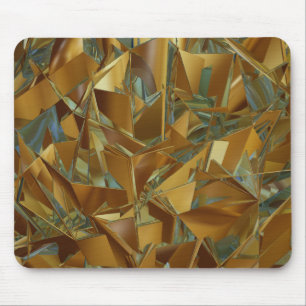 Alfombrilla De Ratón dorado abstracto