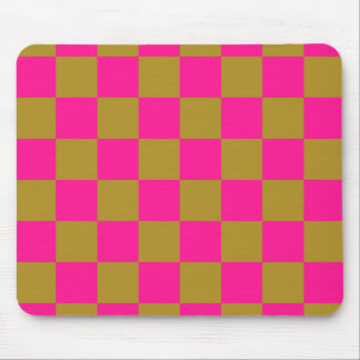 Alfombrilla De Ratón Dorado rosa para tablero de ajedrez