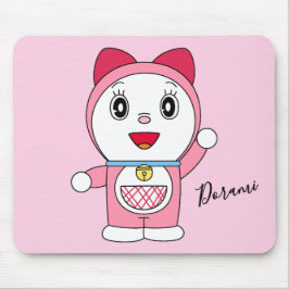 Alfombrilla De Ratón Doraemi rosa Doraemon Fanart Anime