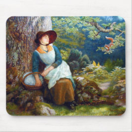 Alfombrilla De Ratón Dormir en el bosque (por Arthur Hughes)