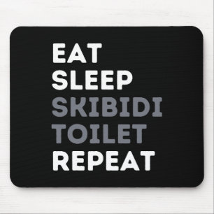 Alfombrilla De Ratón Dormir Skibidi Toilet Repetir Funny Skibidi Toil