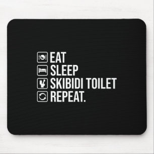 Alfombrilla De Ratón Dormir Skibidi Toilet Repetir Funny Skibidi Toil