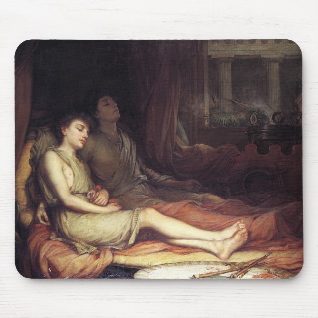 Alfombrilla De Ratón Dormir y su muerte de medio hermano (dolor) (Frente)