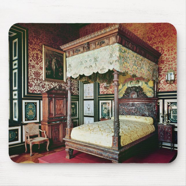 Alfombrilla De Ratón Dormitorio de Enrique II y Diane de Poitiers (Frente)