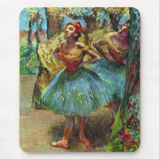 Alfombrilla De Ratón Dos bailarinas de Edgar Degas, Arte de ballet vint