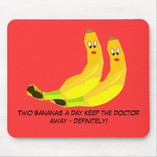 Alfombrilla De Ratón Dos bananas de Mousepad