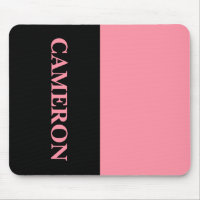 Dos colores de moda | Nombre | Rosa negra y salmón