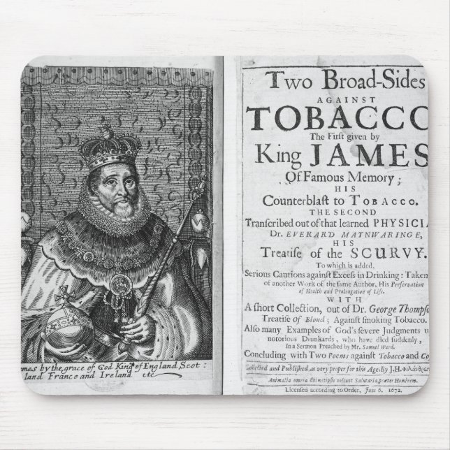 Alfombrilla De Ratón 'Dos costados contra tabaco (Frente)