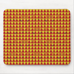 Alfombrilla De Ratón Dos flores triángulos
