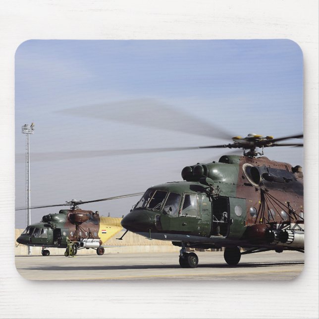 Alfombrilla De Ratón Dos helicópteros de cadera Mi-17 iraquíes (Frente)