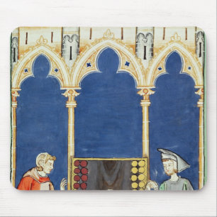 Alfombrilla De Ratón Dos jugadores del backgammon