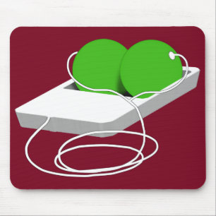 Alfombrilla De Ratón Dos margaritas en un podo