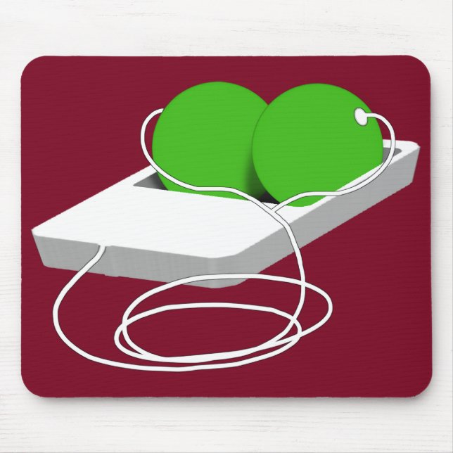 Alfombrilla De Ratón Dos margaritas en un podo (Frente)