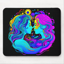 Alfombrilla De Ratón Dos mujeres