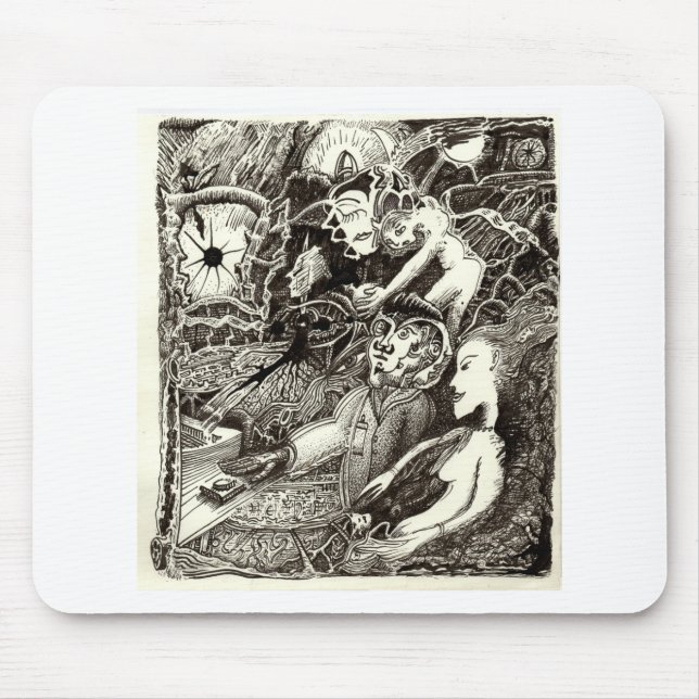 Alfombrilla De Ratón Dos mundos (Frente)