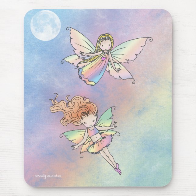 Alfombrilla De Ratón Dos Pequeños Mousepad Pixies (Frente)