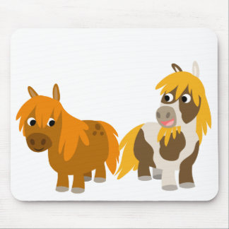 Alfombrilla De Ratón Dos Personalizados cortos Ponies mousepad