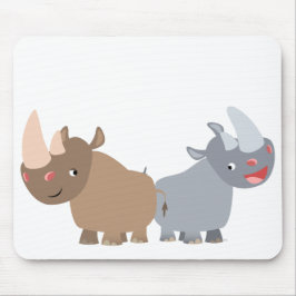 Alfombrilla De Ratón Dos Personalizados Rhinos Mousepad