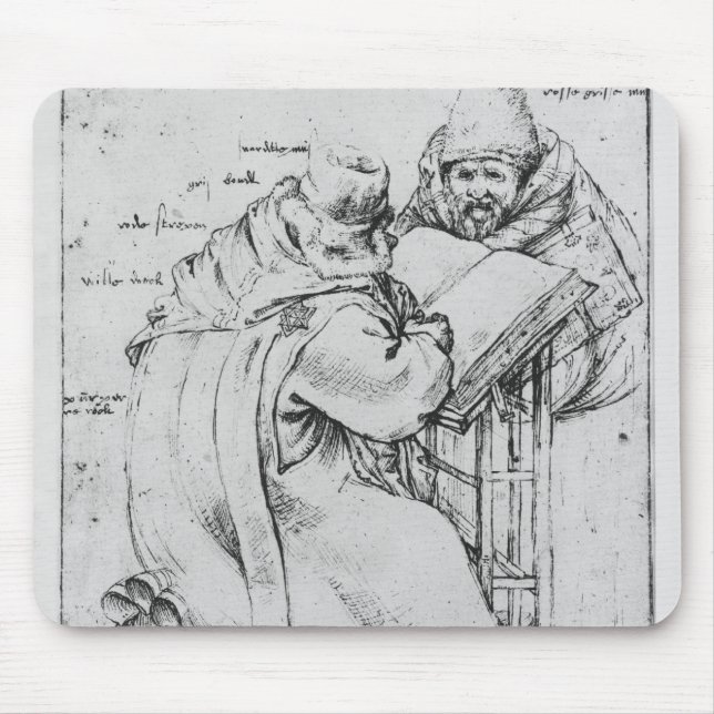 Alfombrilla De Ratón Dos rabinos (Frente)