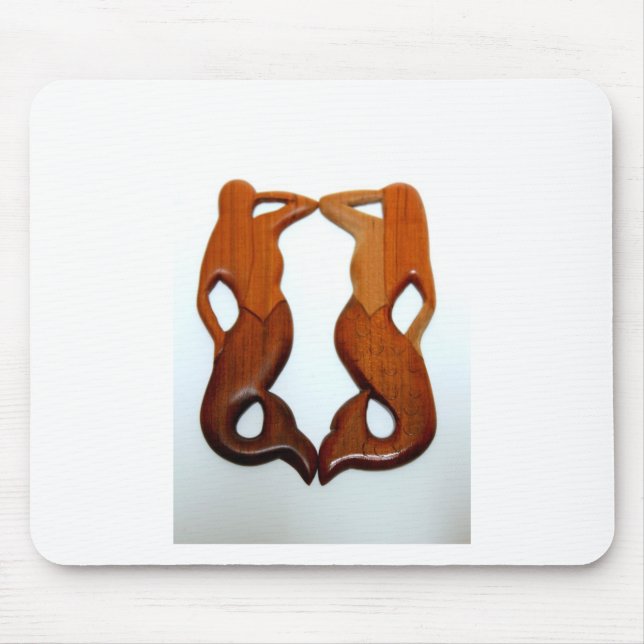 Alfombrilla De Ratón dos sirenas (Frente)