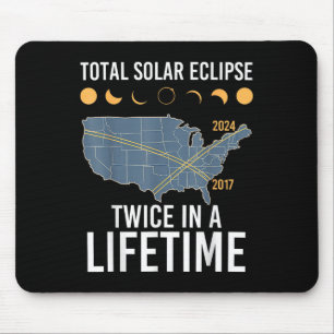 Alfombrilla De Ratón Dos Veces En Un Eclipse Solar De Por Vida Shirt 20