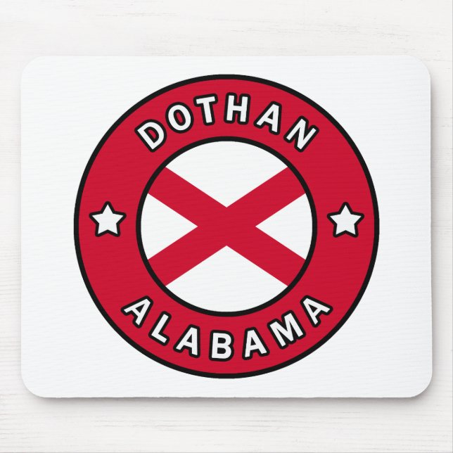 Alfombrilla De Ratón Dothan Alabama (Frente)