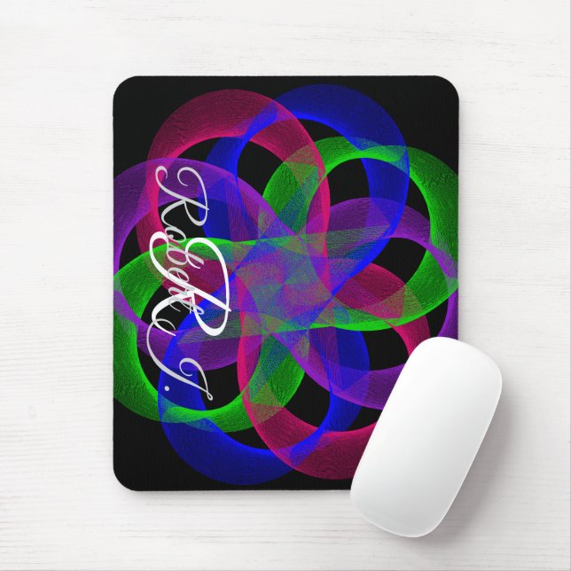 Alfombrilla De Ratón Double Loop Mesh Geometric Mouse Pad (Con ratón)