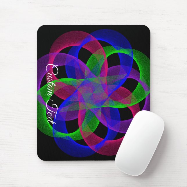 Alfombrilla De Ratón Double Loop Mesh Geometric Mouse Pad (Con ratón)