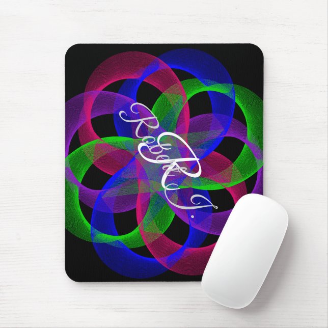 Alfombrilla De Ratón Double Loop Mesh Geometric Mouse Pad (Con ratón)