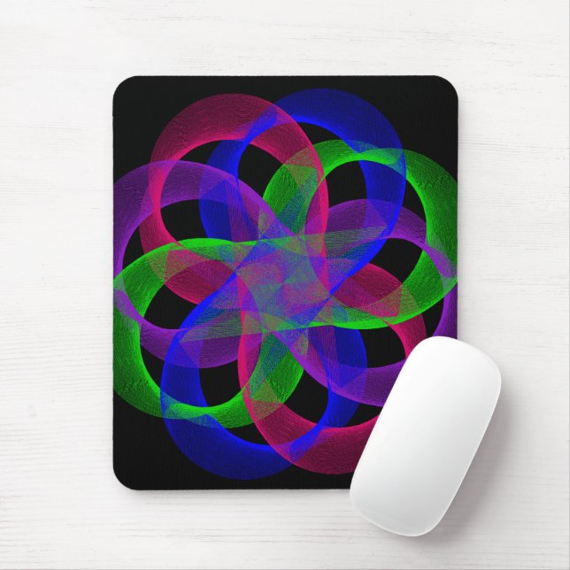 Alfombrilla De Ratón Double Loop Mesh Geometric Mouse Pad (Con ratón)