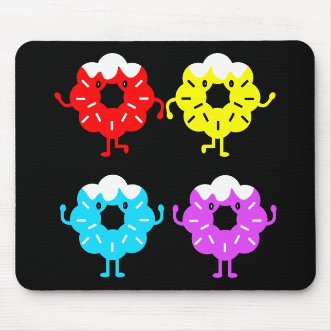 Alfombrilla De Ratón Doughnut Donut Lovers (Frente)