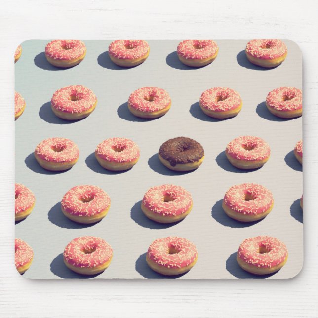 Alfombrilla De Ratón Doughnut En Un Grupo (Frente)