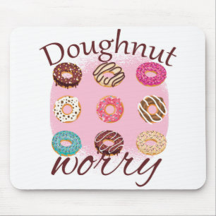 Alfombrilla De Ratón Doughnut Worry