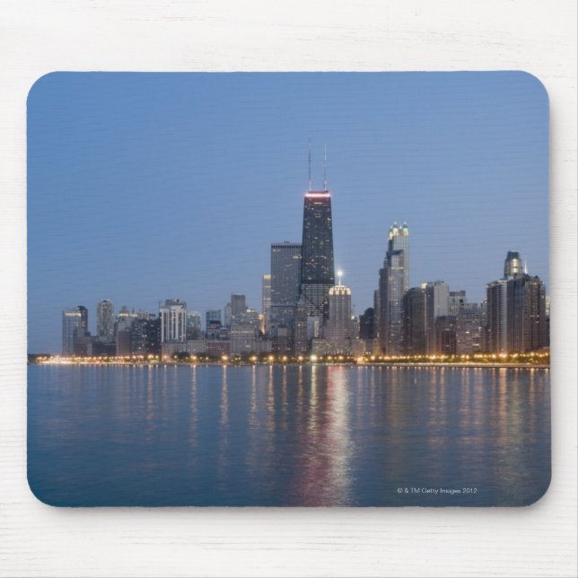 Alfombrilla De Ratón Downtown Chicago Skyline (Frente)