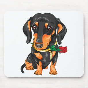 Alfombrilla De Ratón Doxin Wiener Cachorro Lindo Regalo Perro Cartoon D