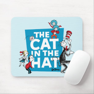 Alfombrilla De Ratón Dr. Seuss   Gato en el logotipo del Gorra - Caract