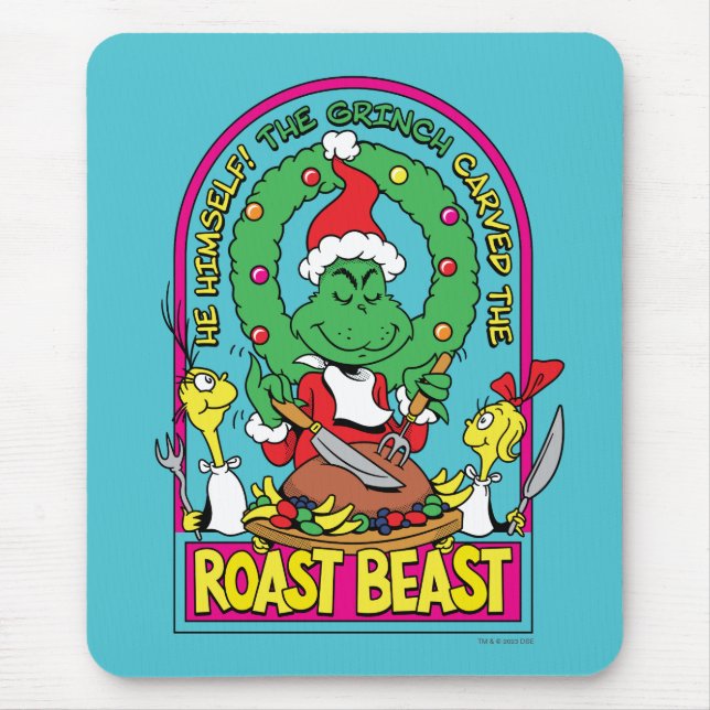 Alfombrilla De Ratón Dr. Seuss | Gráfico de la bestia asada (Frente)