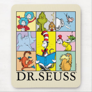 Alfombrilla De Ratón Dr. Seuss Historietas Gráficas