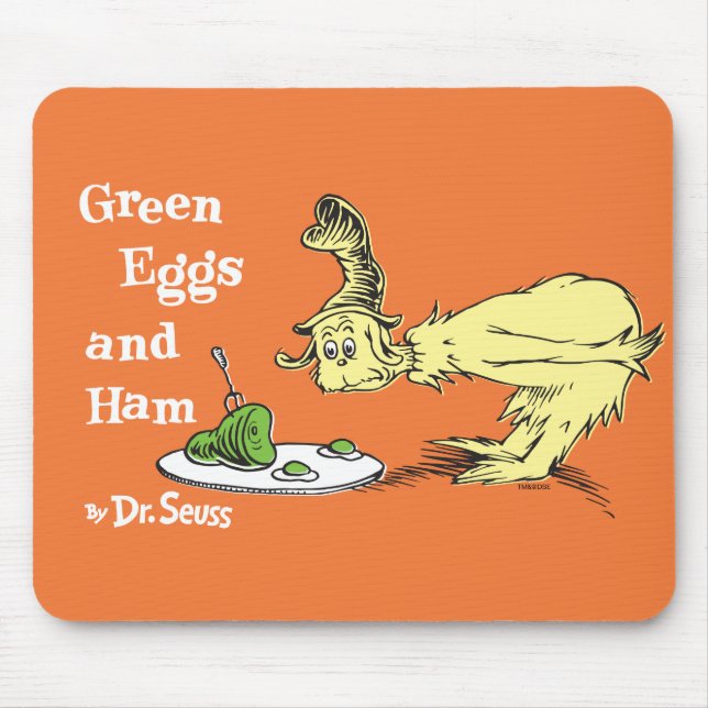 Alfombrilla De Ratón Dr. Seuss | Huevos verdes con jamón (Frente)