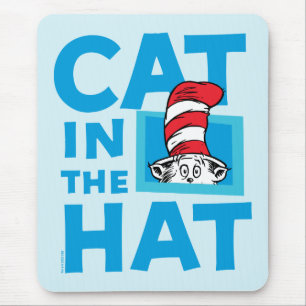Alfombrilla De Ratón Dr. Seuss   Logo del Gato en el Sombrero