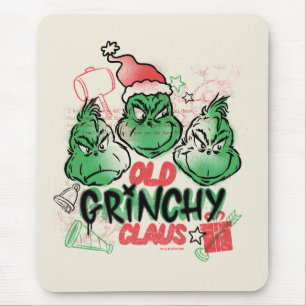 Alfombrilla De Ratón Dr. Seuss   Viejo Grinch Claus